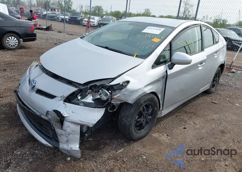 2012 Toyota Prius Two из США, поврежденный, VIN JTDKN3DU3C5465355